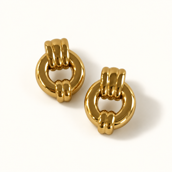 Vibe Check Knot Stud Earrings