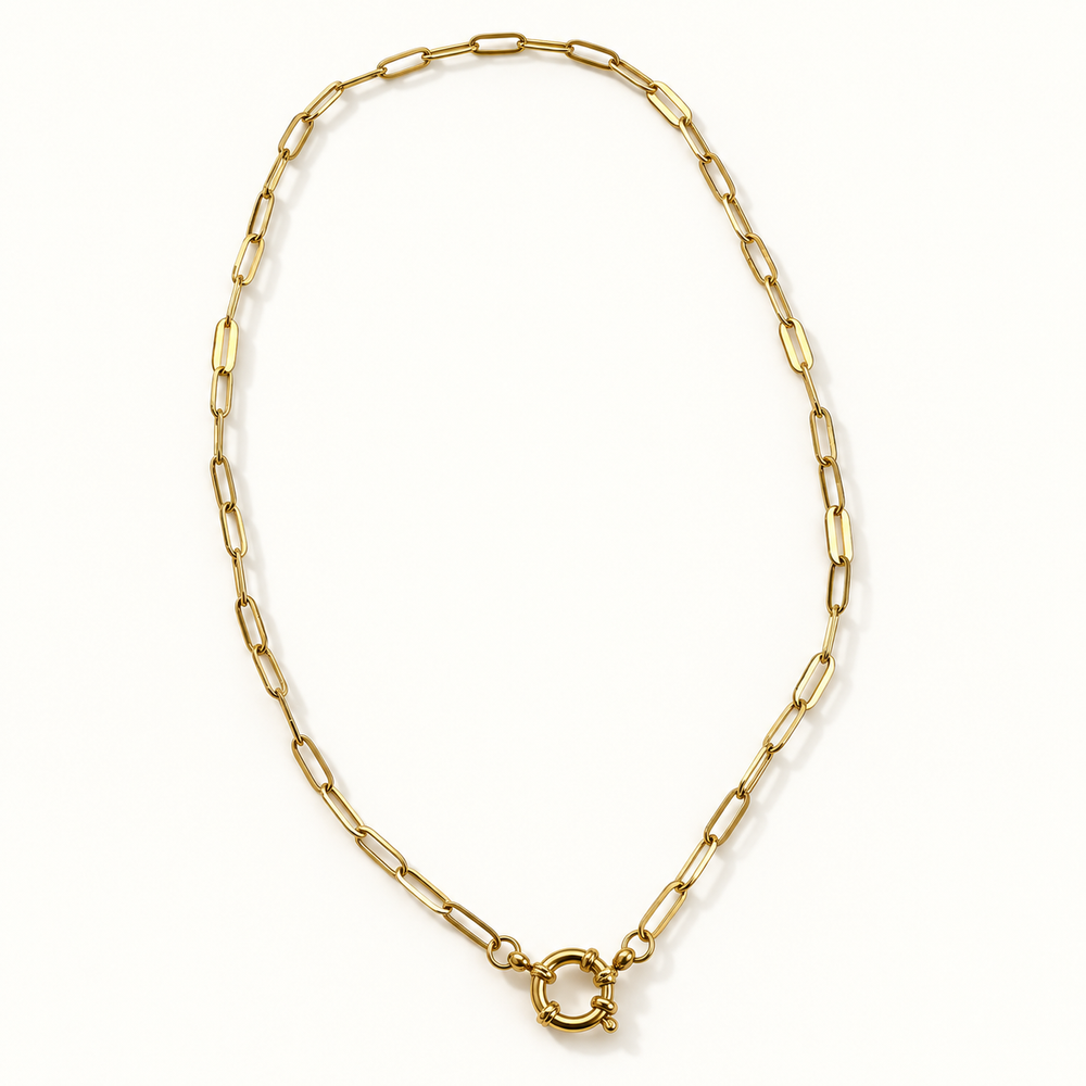 Slay Paperclip Chain Necklace
