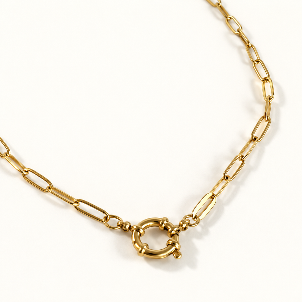 Slay Paperclip Chain Necklace