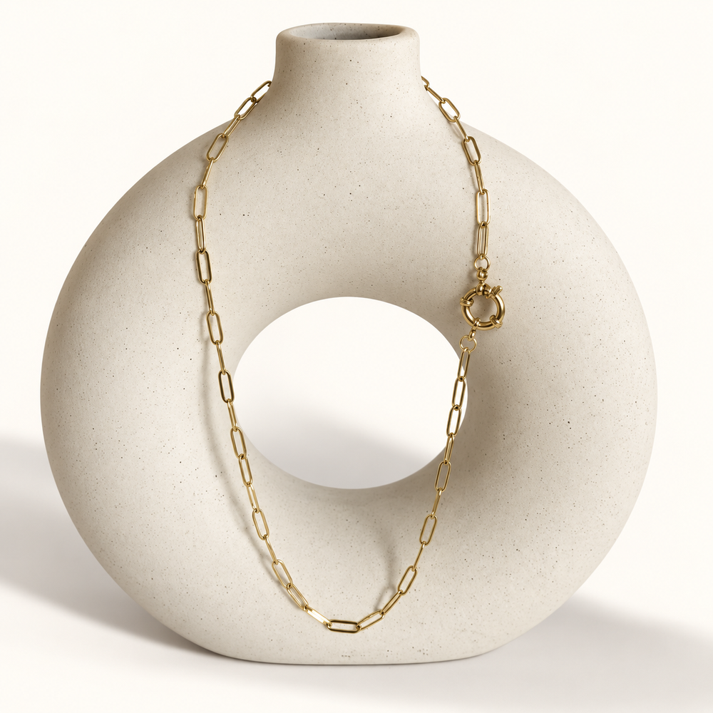 Slay Paperclip Chain Necklace
