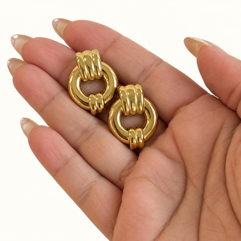 Vibe Check Knot Stud Earrings