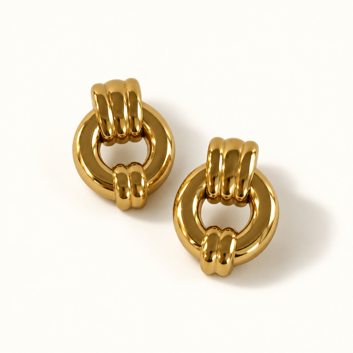 Vibe Check Knot Stud Earrings