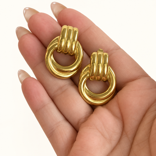 Effortless Knot Stud Earrings