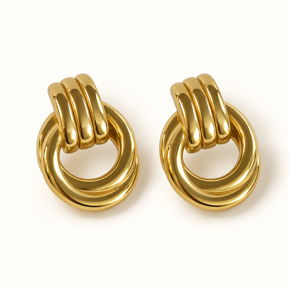 Effortless Knot Stud Earrings